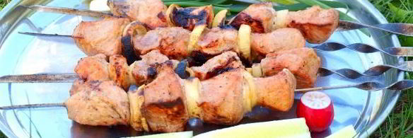 шашлык из свинины на мангале