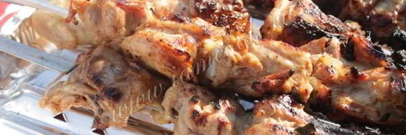 шашлык из свинины на минералке