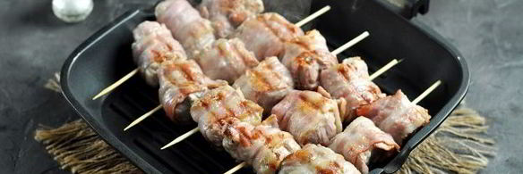 шашлык из свинины на сковороде