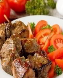 Шашлык из свинины с гранатовым соком в духовке