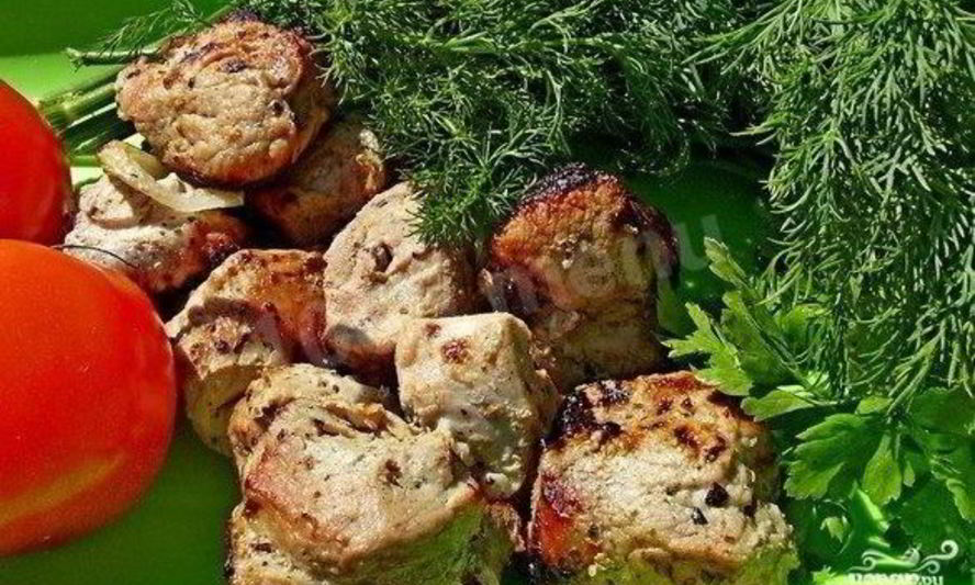 Рецепт шашлыка из свинины с луком