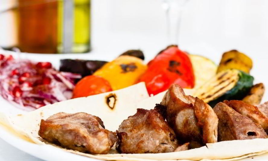 Рецепт шашлыка из свинины с овощами