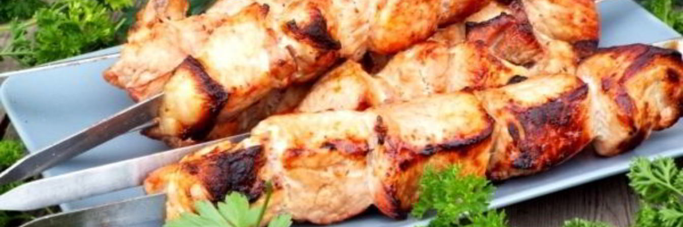 Шашлык из свинины с винным уксусом