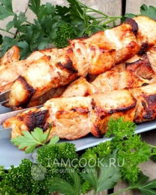 Шашлык из свинины с винным уксусом