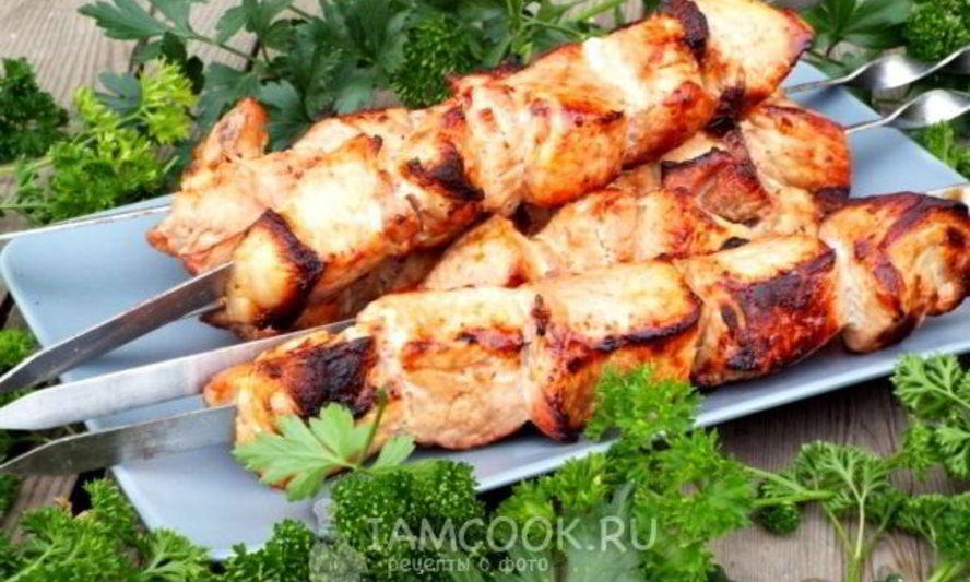 Рецепт шашлыка из свинины с винным уксусом