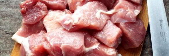 шашлык из свинины с винным уксусом