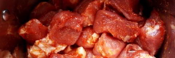 шашлык из свинины с винным уксусом