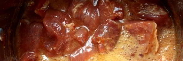 шашлык из свинины с винным уксусом