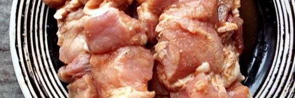 шашлык из свинины с винным уксусом