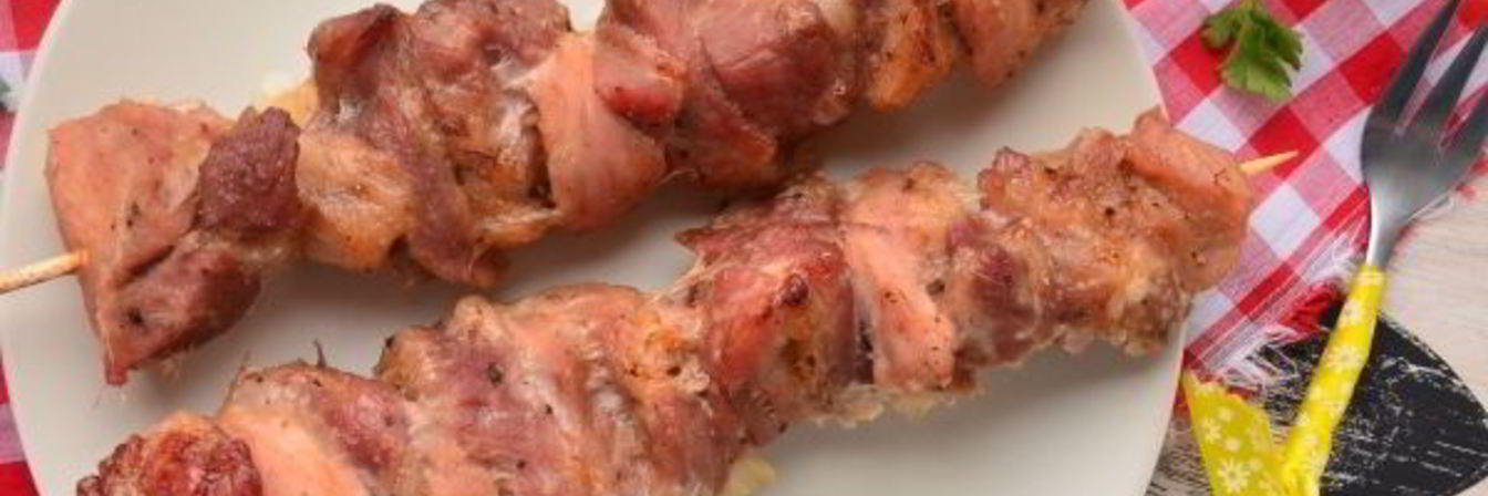 Шашлык из свинины в фольге в духовке