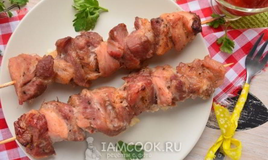 Рецепт шашлыка из свинины в фольге в духовке