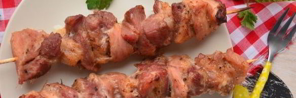 шашлык из свинины в фольге в духовке