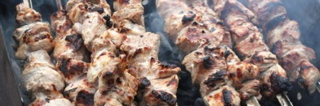 Шашлык из свинины в кефире