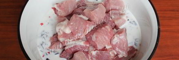 шашлык из свинины в кефире