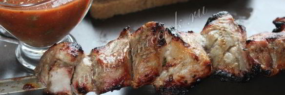 шашлык из свинины в кефире