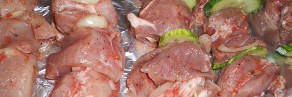 шашлык из свинины в томатном маринаде в духовке