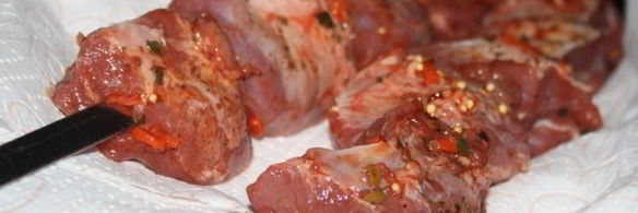 шашлык из свиной лопатки