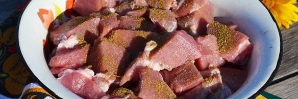 шашлык из свиной вырезки
