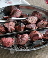 Шашлык на вине