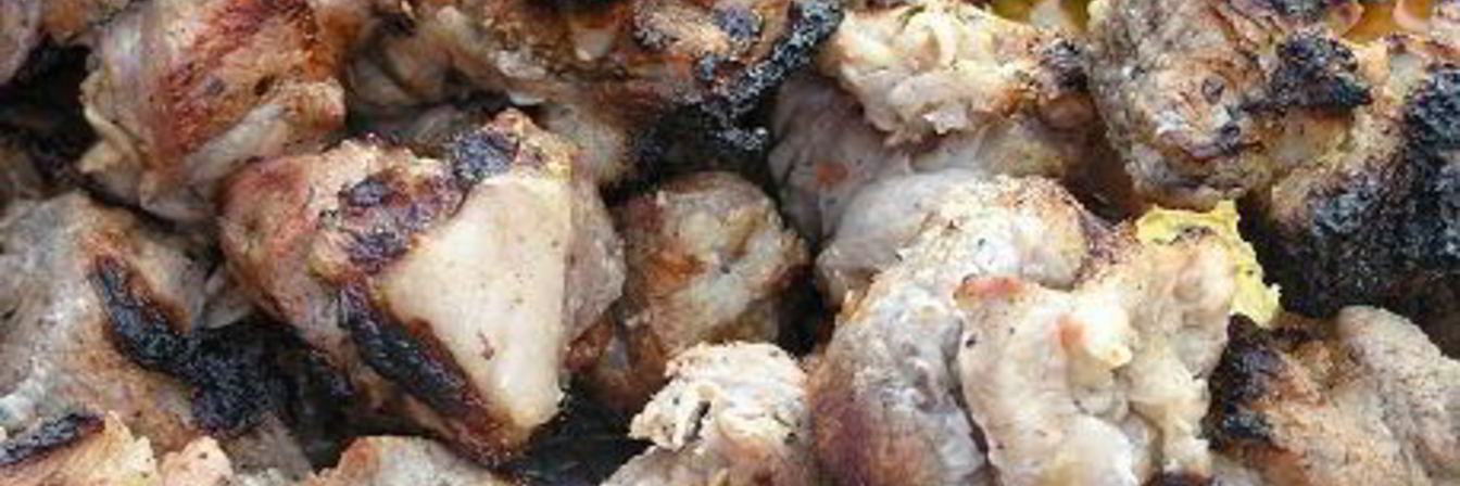 Шашлык с помидорами