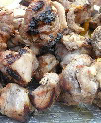 Шашлык с помидорами