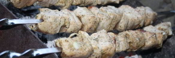 шашлык сочный в луковом маринаде