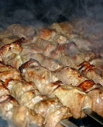 Шашлык свиной в пиве