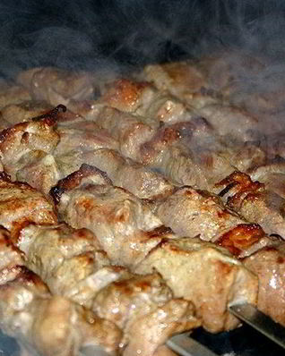 Шашлык свиной в пиве