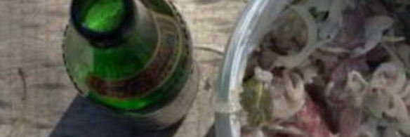 шашлык свиной в пиве