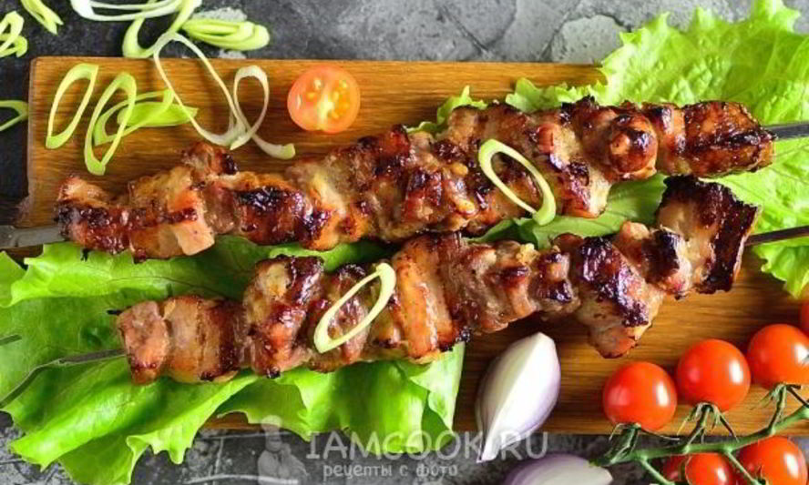Рецепт шашлыка в духовке на гриле