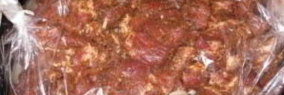 шашлык в рукаве в духовке