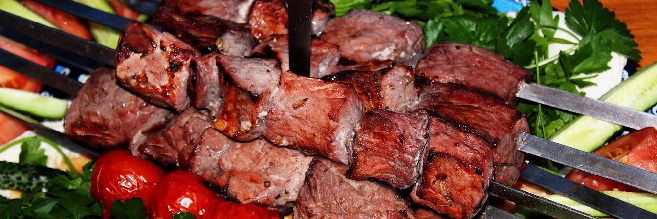 Шашлык, замаринованный на вине