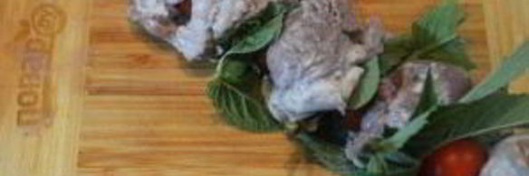 шашлыки из ягненка с помидорами и мятой