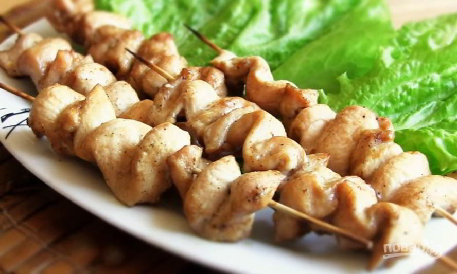 Рецепт сочного куриного шашлыка в духовке