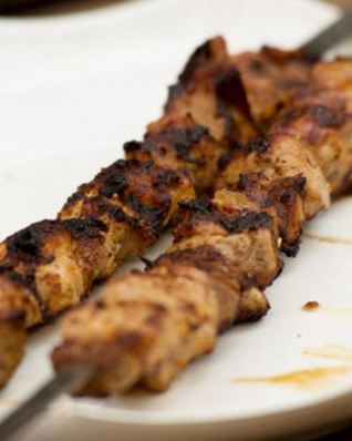 Свиной шашлык на гриле