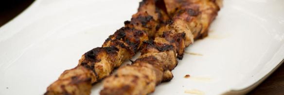 свиной шашлык на гриле