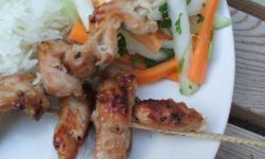 Рецепт вьетнамских шашлычков из свинины