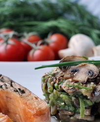 Гарнир к стейку из семги