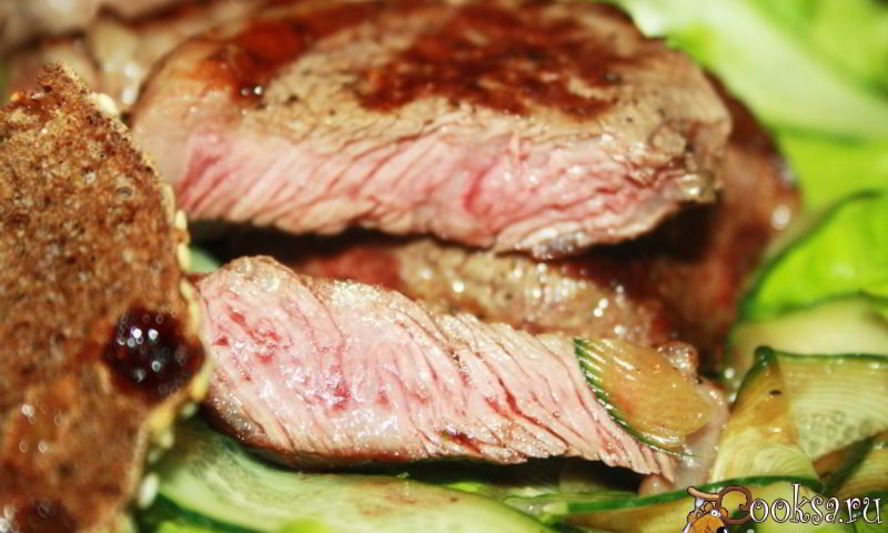 Рецепт говяжьих стейков-гриля маринованных в светлом пиве