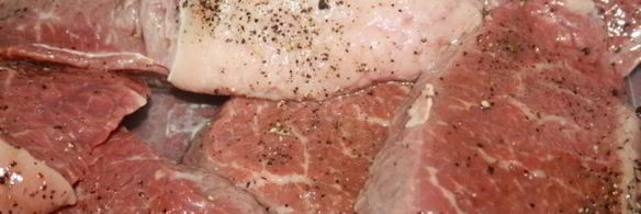 говяжьи стейки-гриль маринованные в светлом пиве