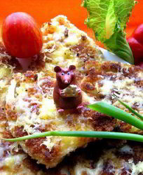 Капустные стейки под сыром Джюгас