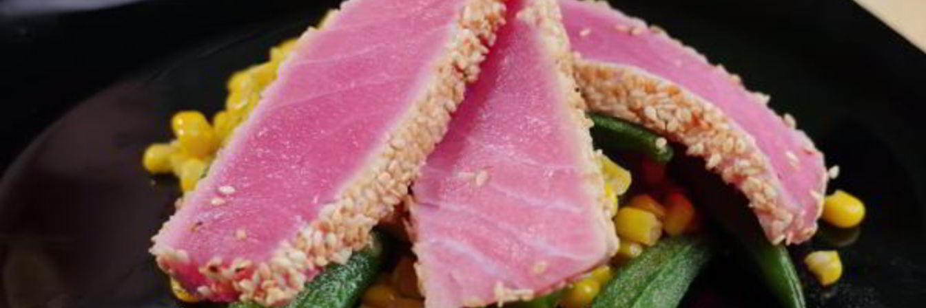 Рыбный стейк из тунца