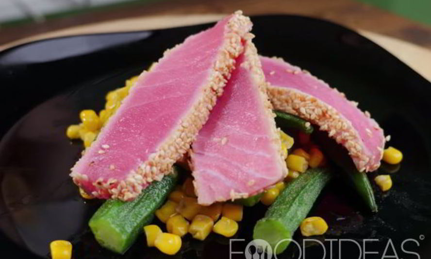 Рецепт рыбного стейка из тунца