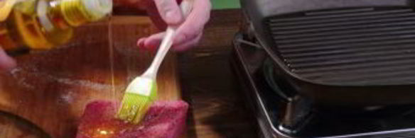 рыбный стейк из тунца