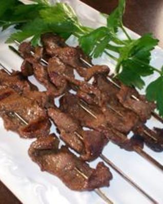 Шашлычки из стейка по-восточному