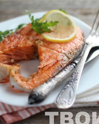 Стейк из форели