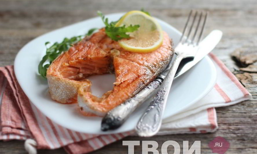 Рецепт стейка из форели