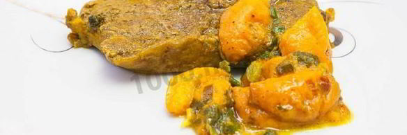 стейк из говядины с абрикосовыми дольками