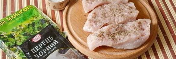 стейк из индейки на сковороде