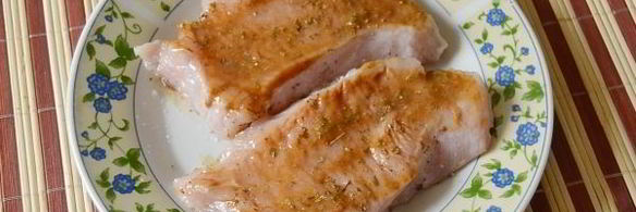 стейк из индейки на сковороде